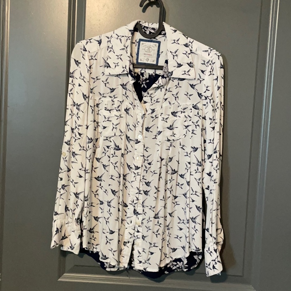 Bird & Floral Blouse